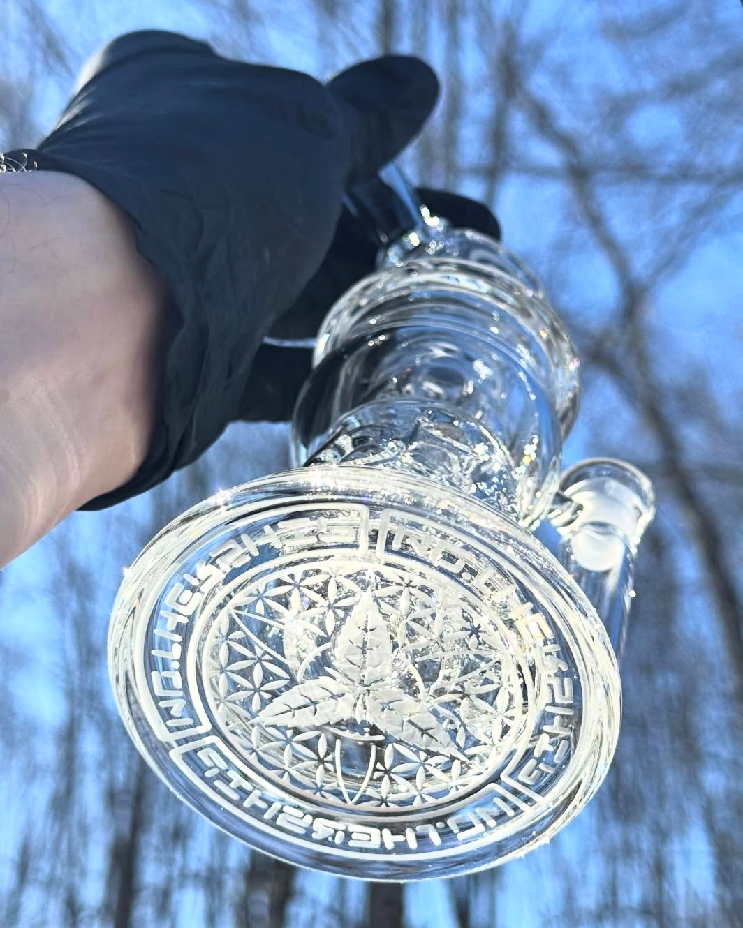 Mini Hourglass SFT Mothership Glass