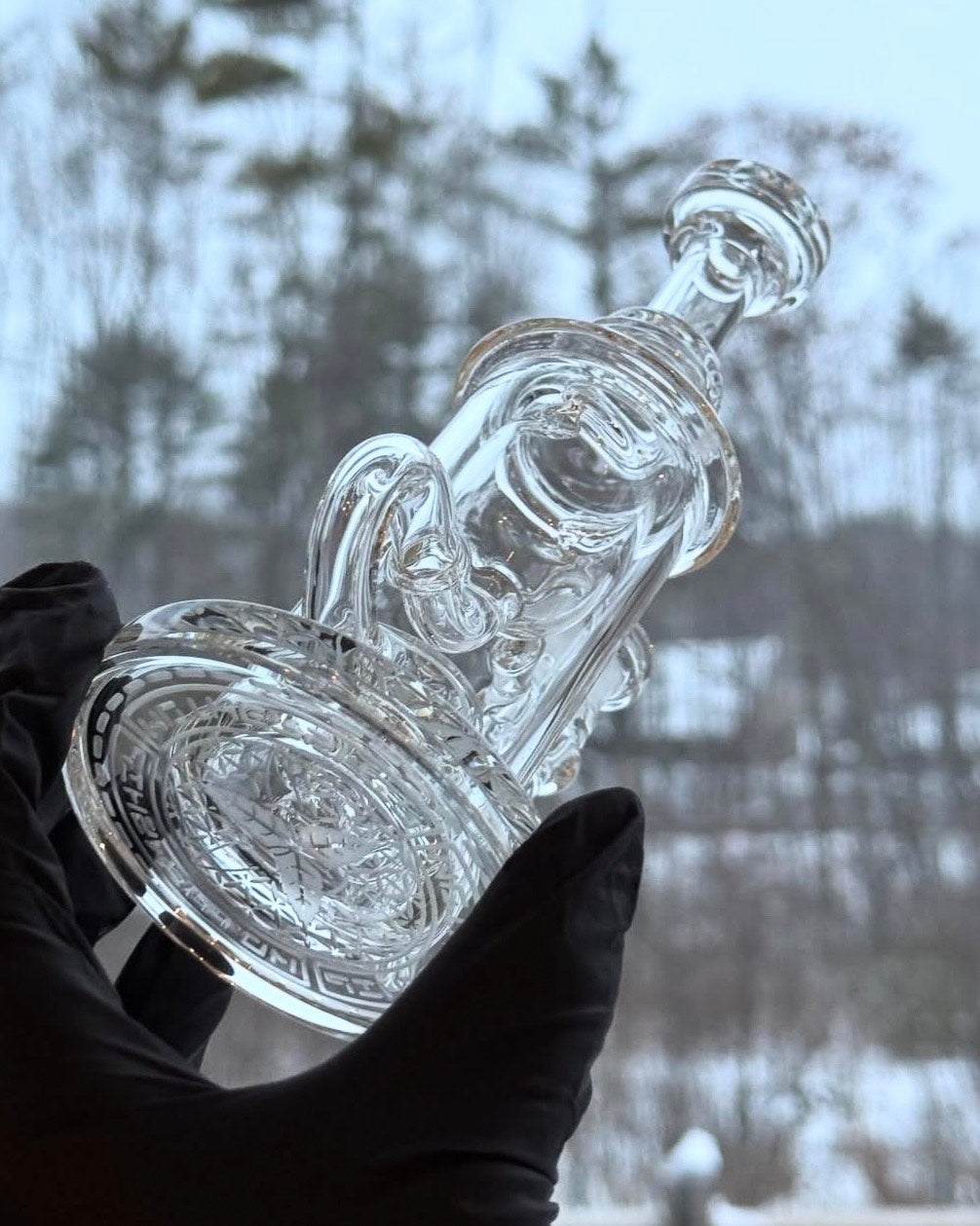 Clear Mini Klein Mothership Glass